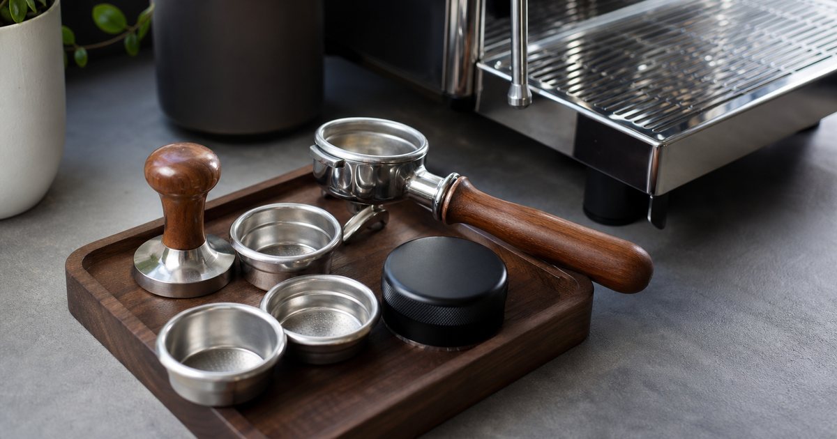What is the best way to choose portafilters, baskets, and tampers for a luxury machine?